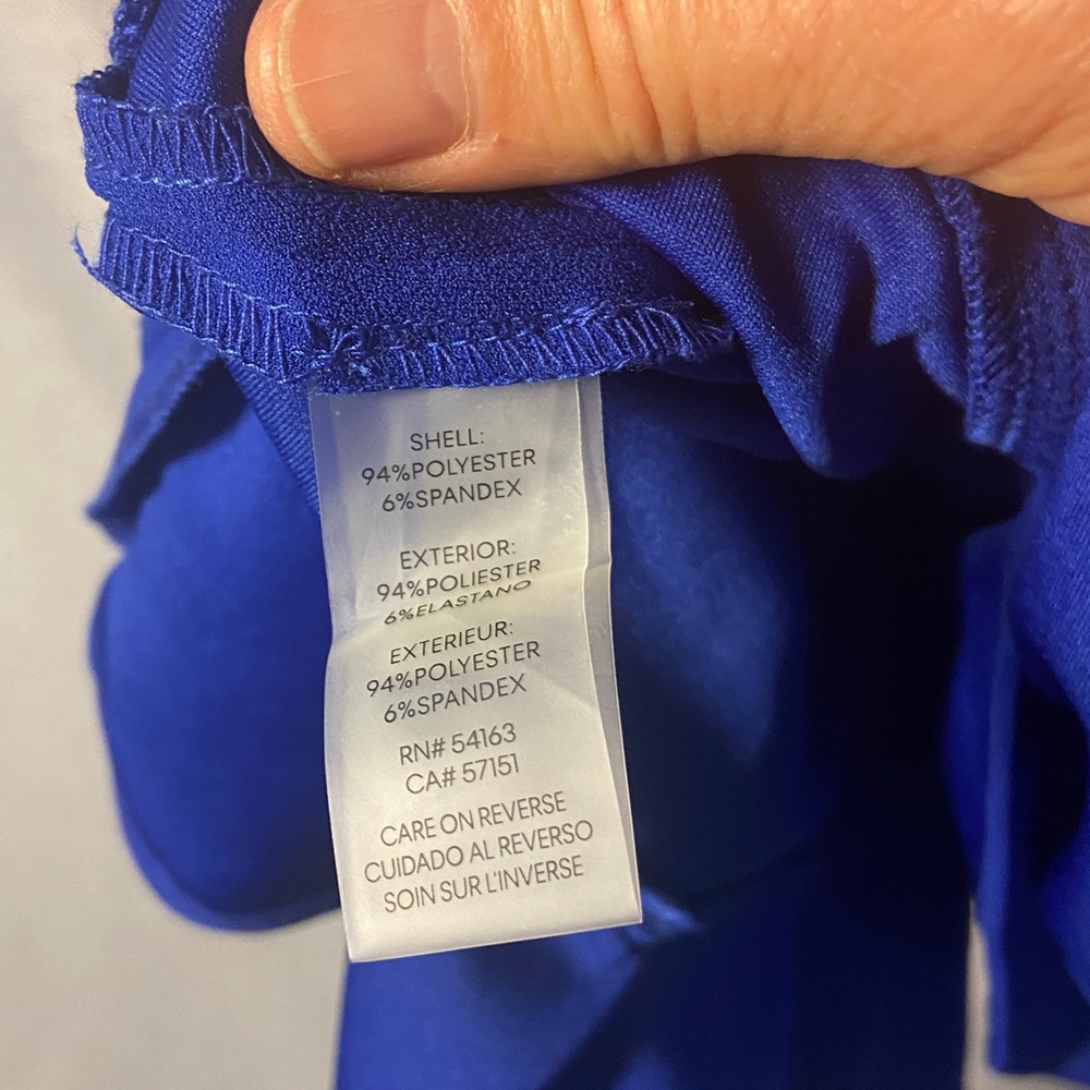 Calvin Klein Royal Blue Midi Dress - Picture 7 of 7